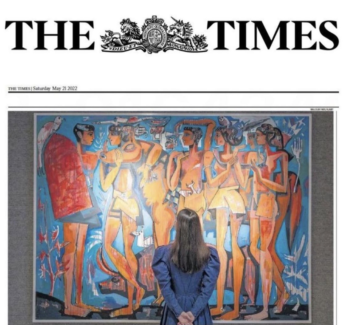 The Times, London — Saturday May 21, 2022 — featuring The Village by Mohamed Sabry Bastawy at Bonhams